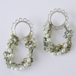 2015 Earrings: Silver, Pearls, Silk and Titanium