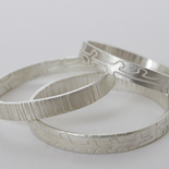 2015 Etched Rings: Silver