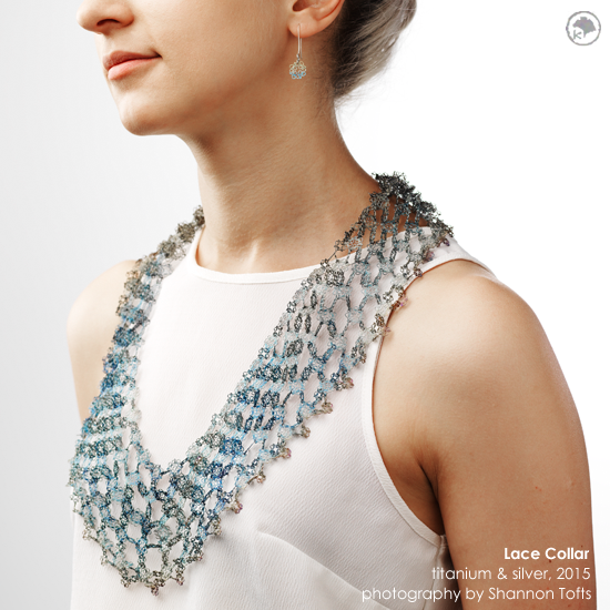 2015 Lace Collar: Titanium and Silver